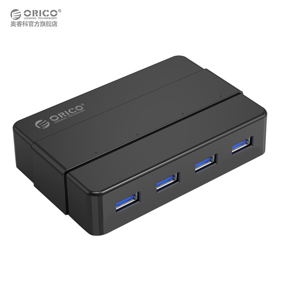 ORICO H4928-U3 4-Port USB3.0 Hub for Windows XP / Vista / 7 / 8 / 10 / Linux / Mac OS - Black / EU Plug-2