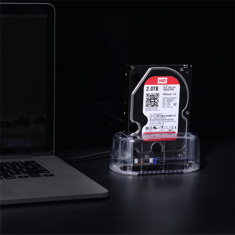 ORICO 6139U3-CR Transparent USB 3.0 to SATA 3.0 HDD Docking Station - US Plug-16