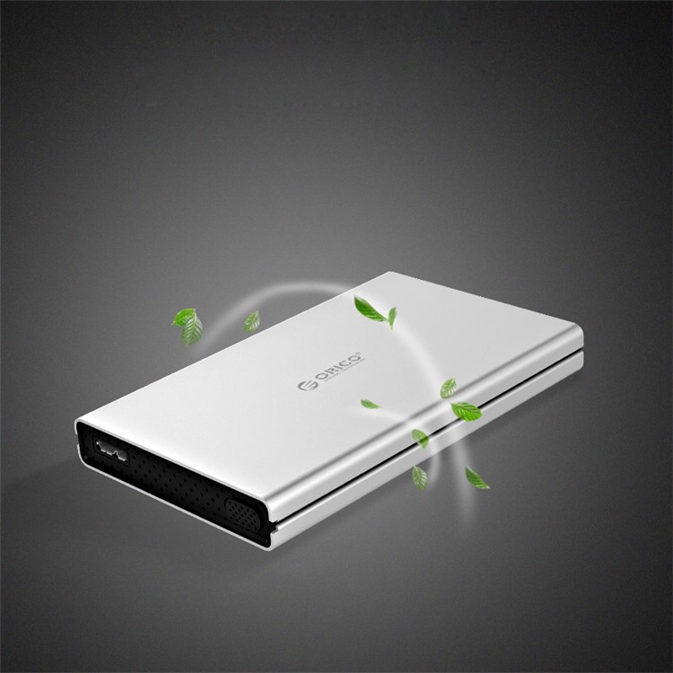 Orico 2528U3-SV Invólucro De Disco Rígido De Liga De Alumínio USB 3.0 Para SSD De 2,5 Polegadas SATA HDD-1