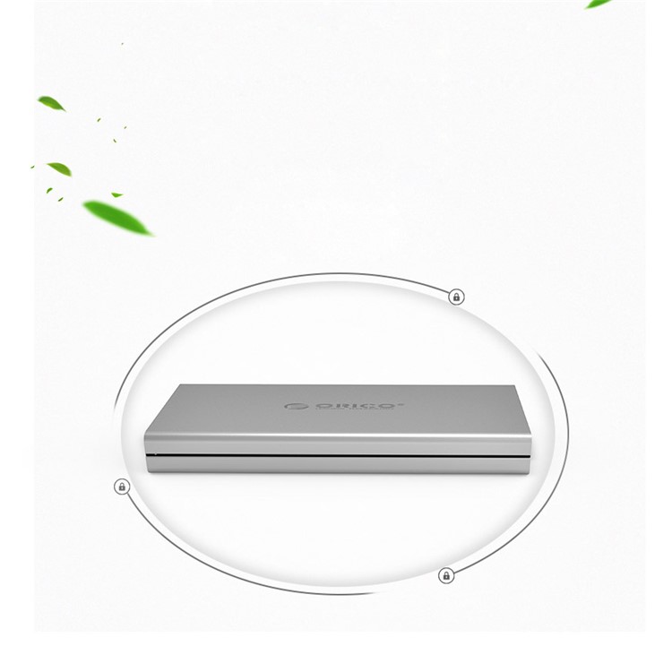 Orico 2528U3-SV Invólucro De Disco Rígido De Liga De Alumínio USB 3.0 Para SSD De 2,5 Polegadas SATA HDD-3