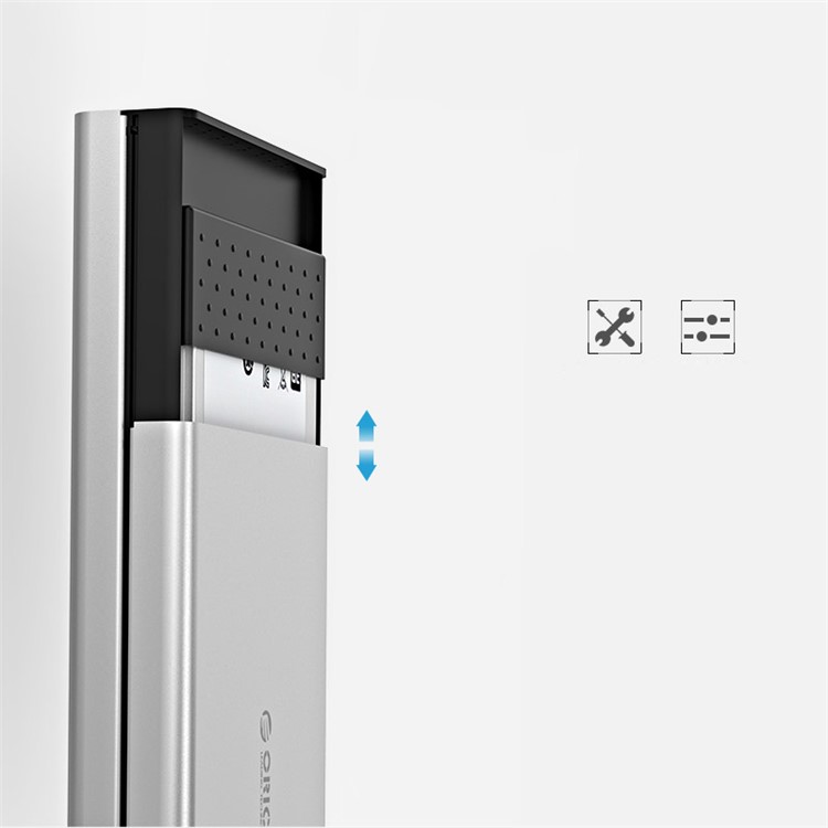 Ficha Dos EUA - Orico 3528U3-SV Gabinete De Disco Rígido Externo USB 3.0 De 3,5 Polegadas 8TB-9