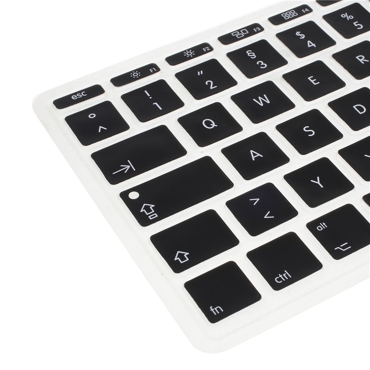 Silicone Keyboard Protector Touch Bar for MacBook Air 11.6 inch EU (German) - Black-3