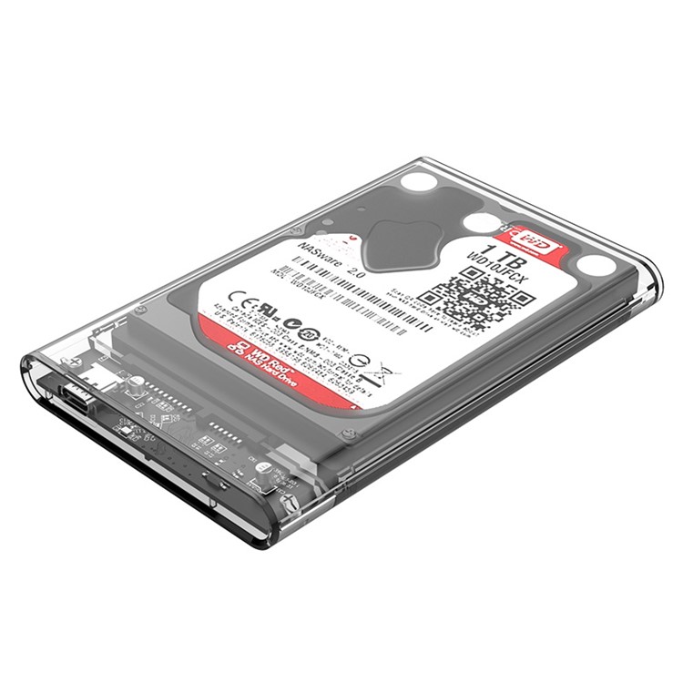 ORICO 2159C3-G2 Transparent 10Gbps Hard Drive Enclosure with Stand for 2.5inch HDD / SSD-5