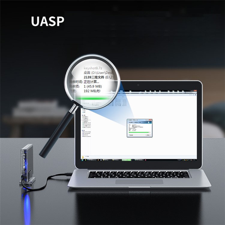 ORICO 2159C3 Transparent Series 2.5 inch 10Gbps Hard Drive Enclosure with Stand for 2.5inch HDD-13
