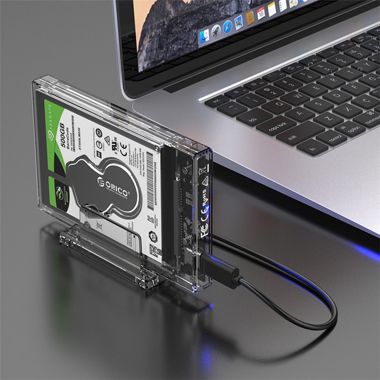 ORICO 2159C3 Transparent Series 2.5 inch 10Gbps Hard Drive Enclosure with Stand for 2.5inch HDD-8