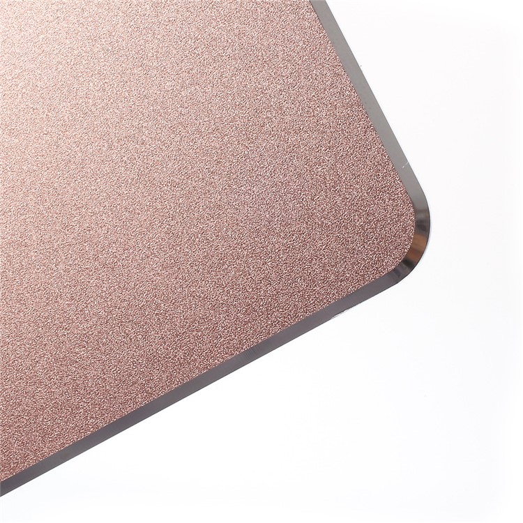 Gaming Aluminum Alloy Mouse Pad with Non-slip Rubber Base - Rose Gold Color-8