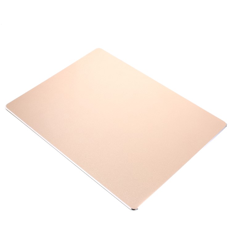 Aluminum Alloy Gaming Mouse Pad Mat with Non-Slip Rubber Base - Gold-1