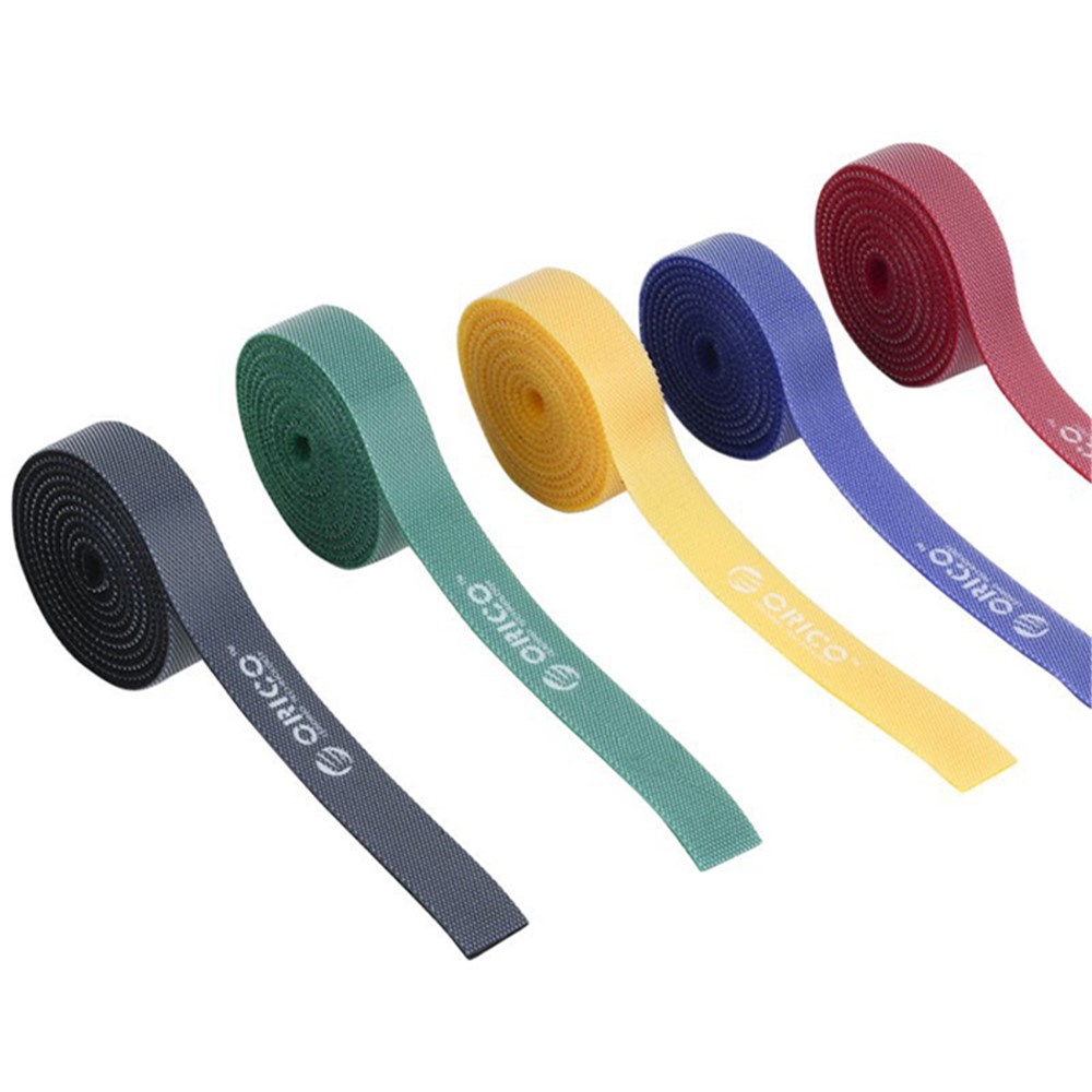 ORICO CBT-1S Reusable Dividable Velcro Cable Tie Wire Organizer 1m/3.3ft - Black-14