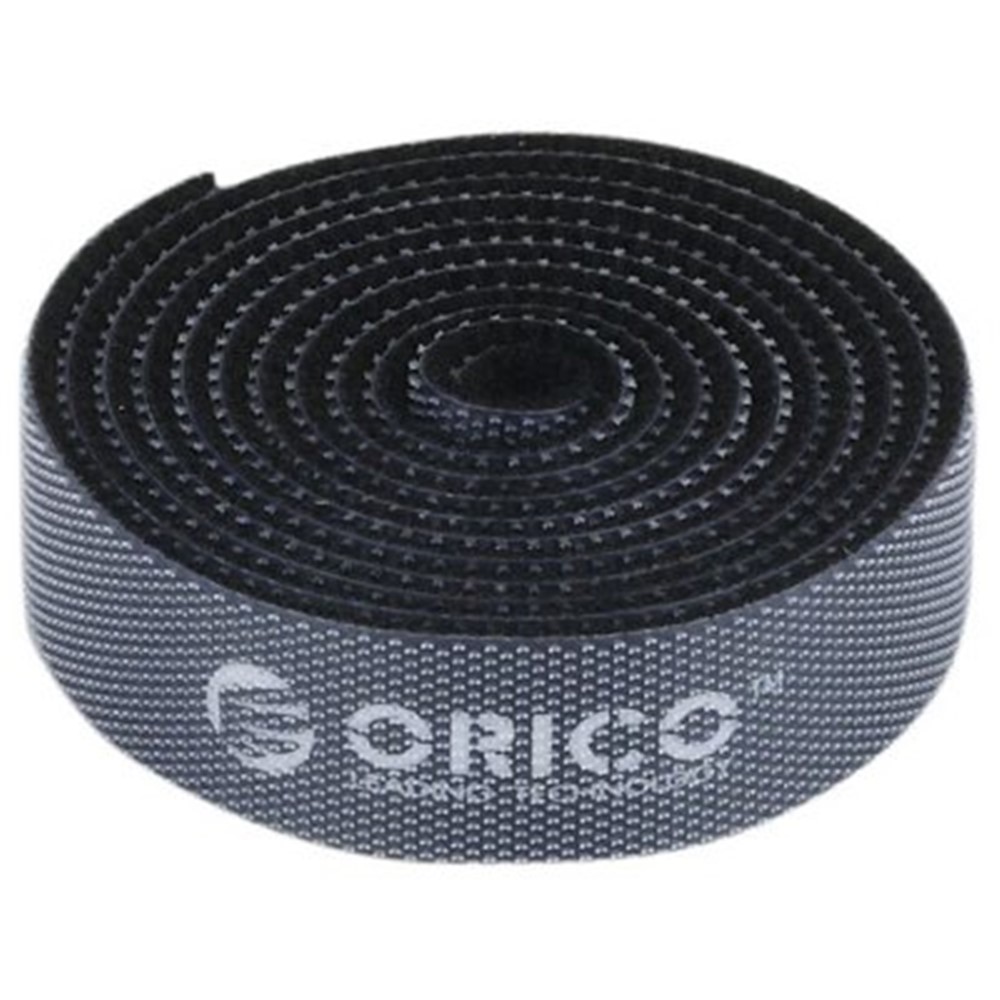 ORICO Cbt-1-1 Organisateur de Fil à Attache de Câble Dividable Réutilisable 1m / 3,3 Pieds - le Noir