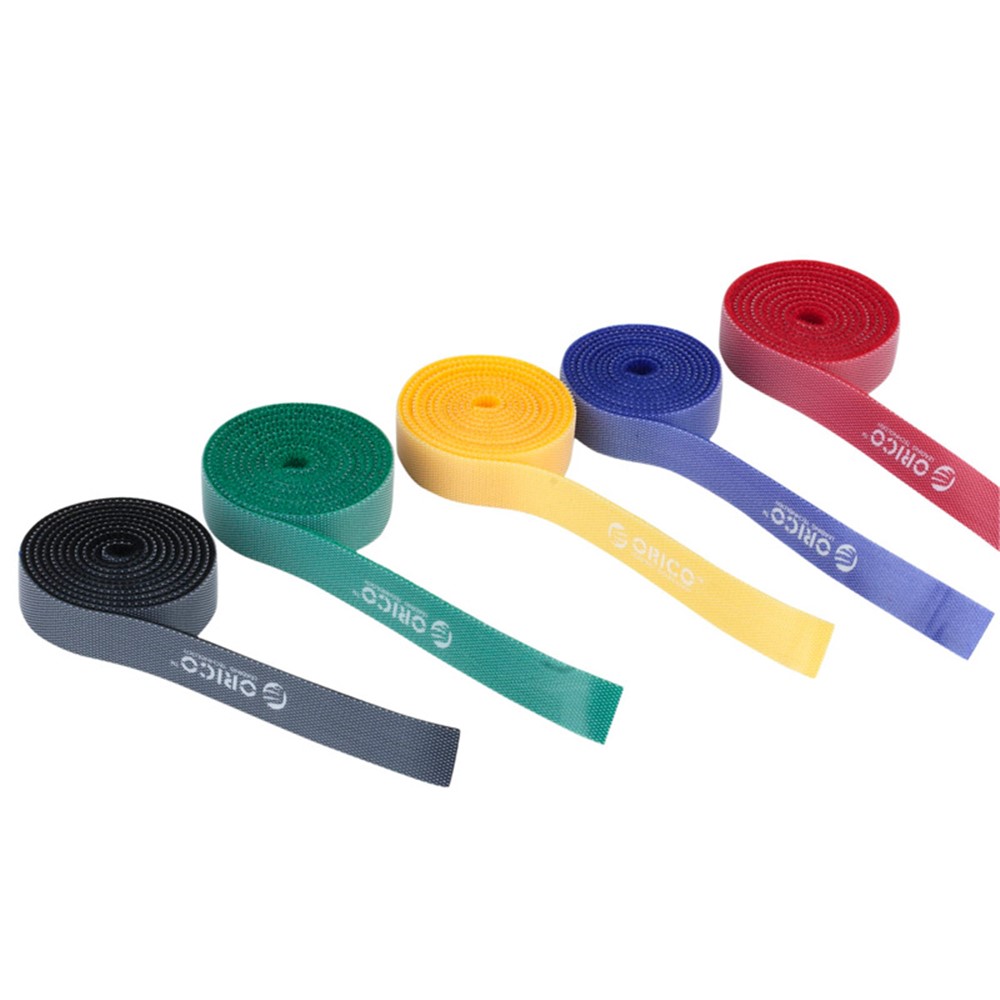 ORICO CBT-1S Reusable Dividable Velcro Cable Tie Wire Organizer 1m/3.3ft - Black-8