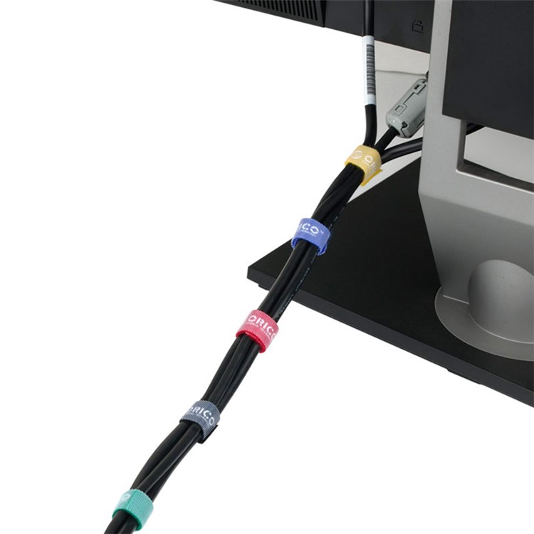5Pcs/Set ORICO CBT-5S 5-color Reusable Cable Ties Wire Organizer Velcro Wrapper Binging Strap 1m/3.3ft-6