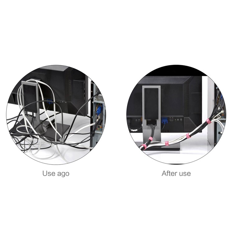 5Pcs/Set ORICO CBT-5S 5-color Reusable Cable Ties Wire Organizer Velcro Wrapper Binging Strap 1m/3.3ft-9
