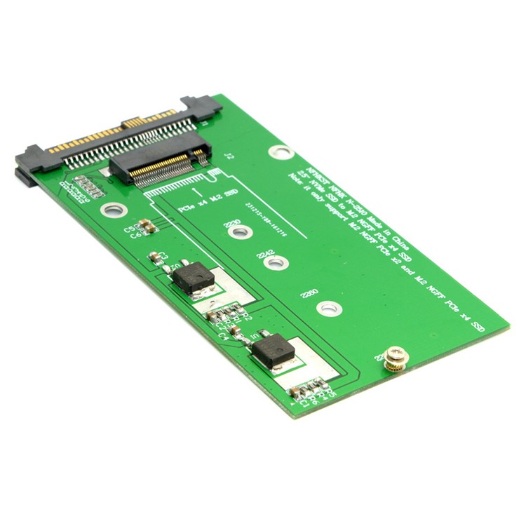 SFF-8639 NVME U.2 to NGFF M.2 M-key PCIe SSD Adapter for Mainboard Replace Intel SSD 750 p3600 p3700-8