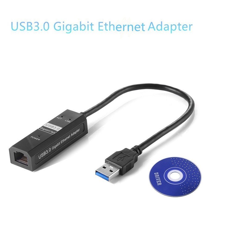 USB 3.0 to RJ45 Gigabit Ethernet Adapter Supporting 10/100/1000 Bit Ethernet-1