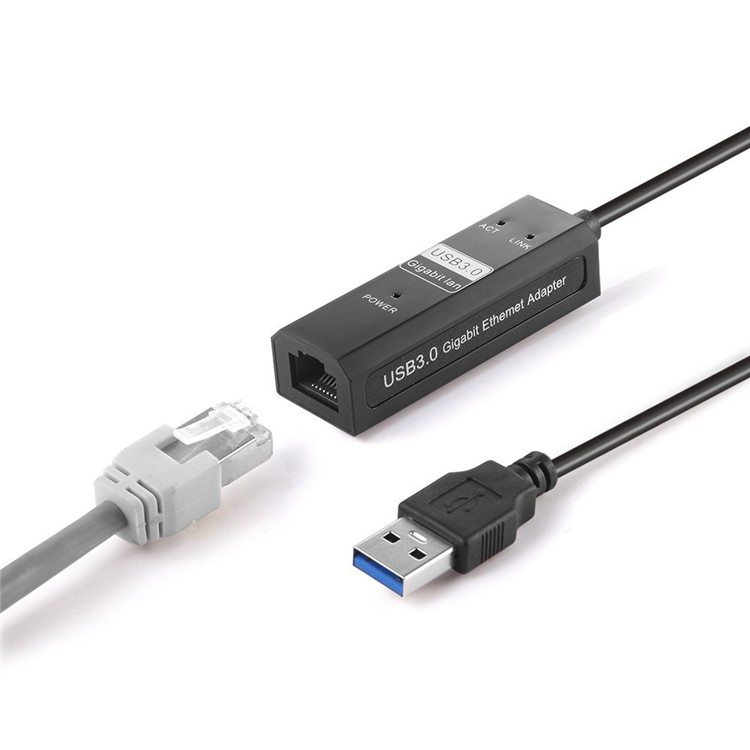 USB 3.0 to RJ45 Gigabit Ethernet Adapter Supporting 10/100/1000 Bit Ethernet-4