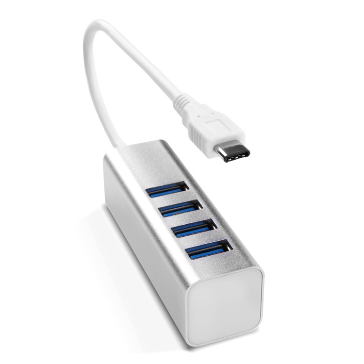 4-Port USB 3.0 Type-C Hub with Cable for Macbook Pro-3