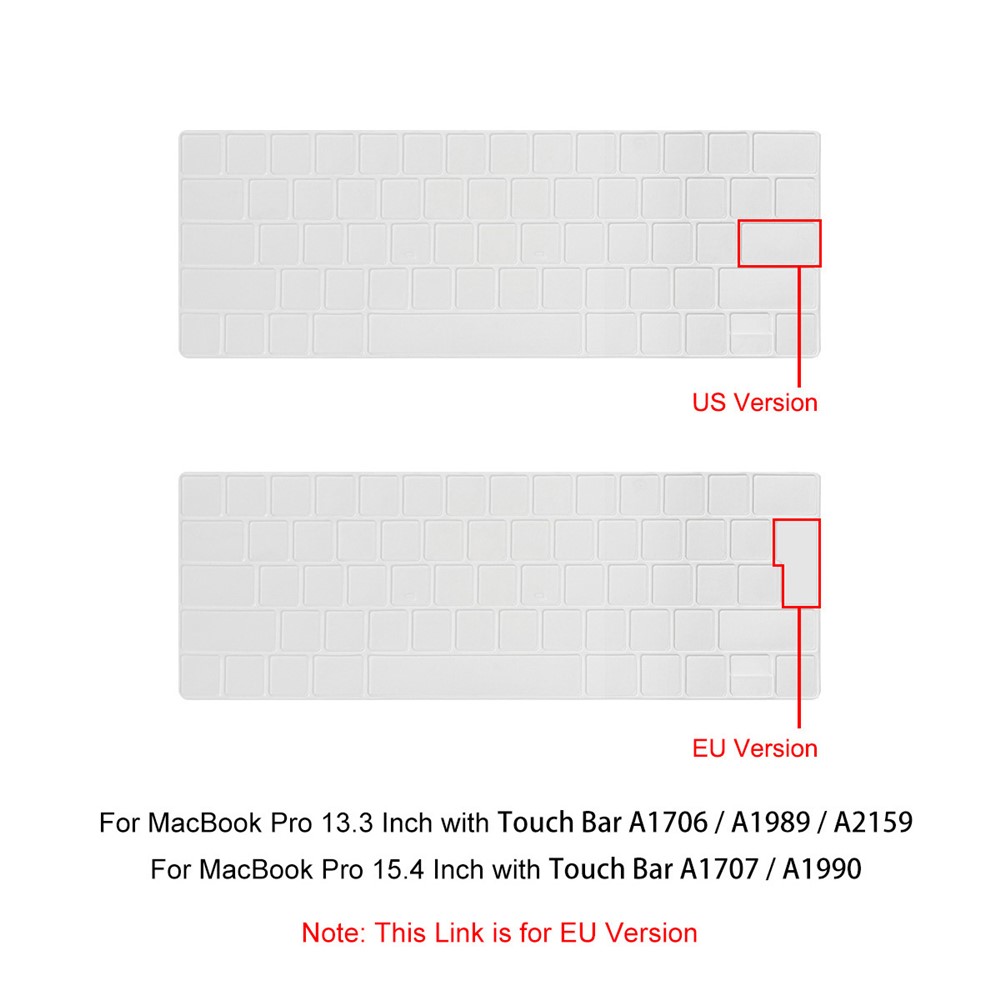 ENKAY Ultra-thin TPU Dust-proof Keyboard Protective Film for MacBook 12-inch/Pro 13.3-inch With Touch Bar (EU Version)-6
