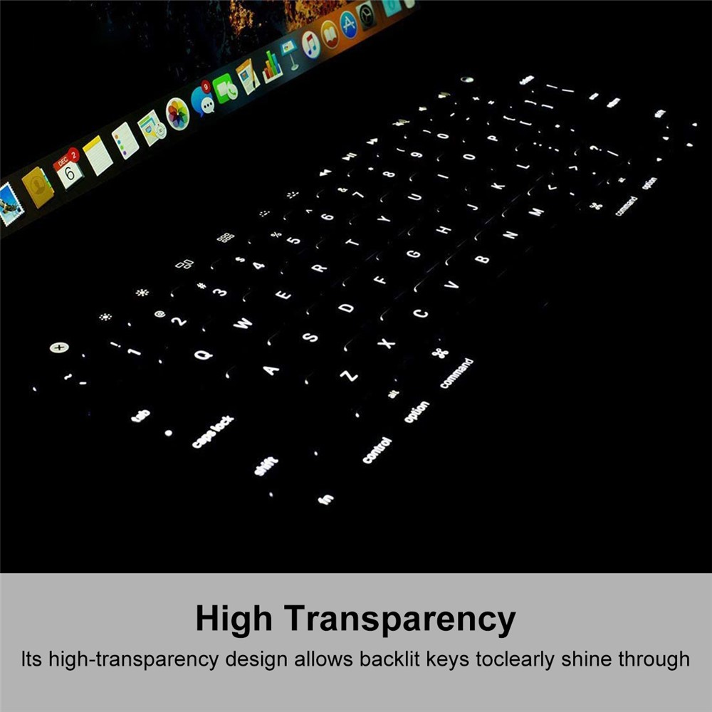 ENKAY Ultra-thin TPU Keyboard Guard Film for MacBook 12-inch/Pro 13.3-inch Without Touch Bar (EU Version)-4