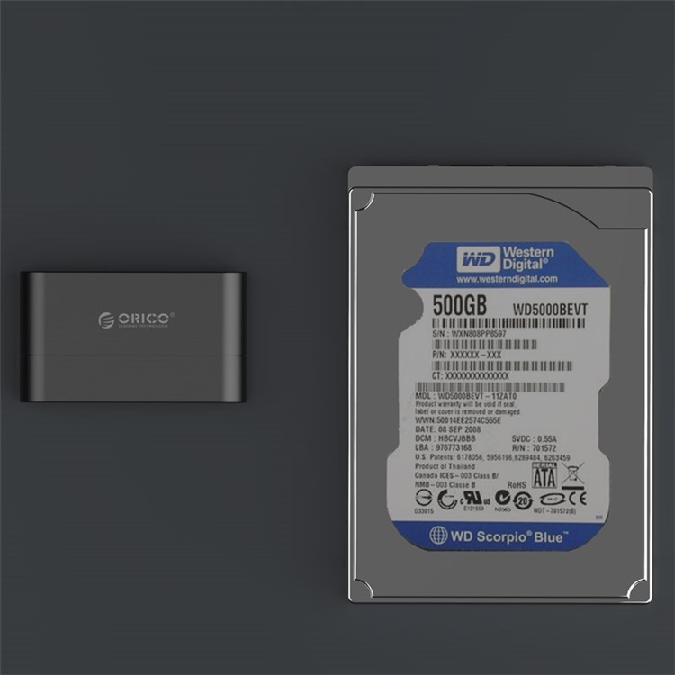 ORICO 20UTS-BK 2,5 Zoll Festplattenlaufwerk SSD Adapter Kabelkonverter Unterstützung Super Speed ??USB 3.0 zu SATA-7