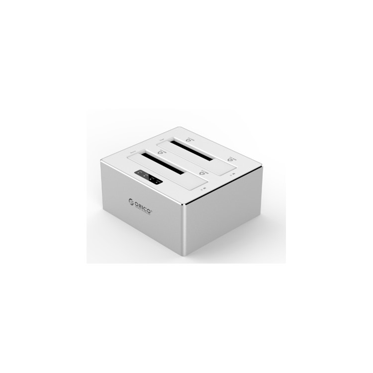 ORICO 6828US3-C Dual Bay USB3.0 Estación de acoplamiento para disco duro 2.5/3.5 Inch HDD / SSD - EU tapón-5