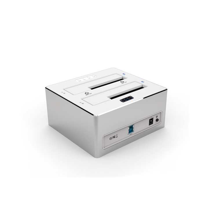 ORICO 6828US3-C Dual Bay USB3.0 Estación de acoplamiento para disco duro 2.5/3.5 Inch HDD / SSD - AU tapón-1
