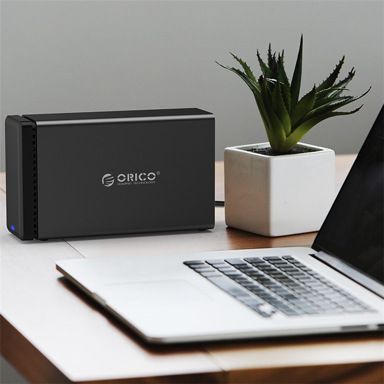 ORICO NS200U3-BK 2 bay USB 3.0 Dock per disco rigido per utensili HDD da 3,5 ''-EU spina-10