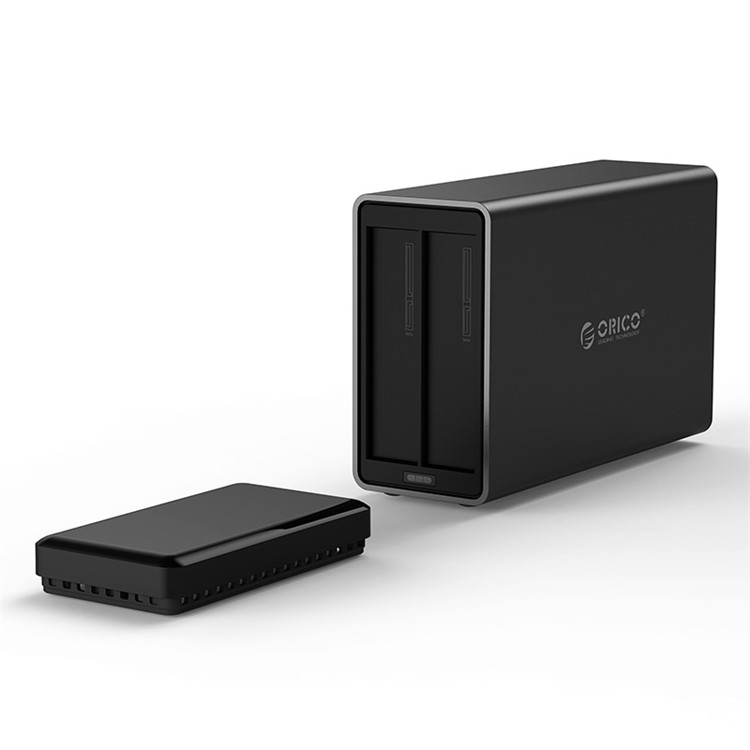 ORICO NS200U3-BK 2 bay USB 3.0 Dock per disco rigido per utensili HDD da 3,5 ''-EU spina-6