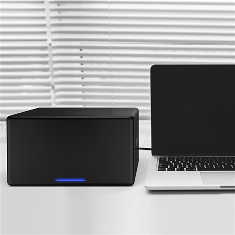 ORICO NS800C3-BK 8 Baías Tipo-c Dock Para Disco Rígido Para 3.5 \\"HDD Ferramenta Livre - Plugue EU-11