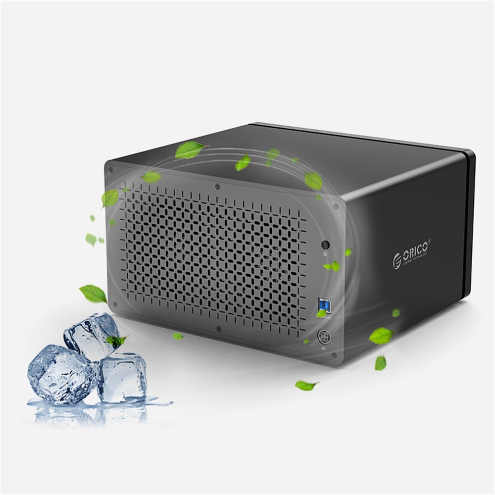 ORICO NS800U3-BK 8 BAy USB 3.0 Hard Drive Dock para 3.5 '' HDD Tool Free - EU vela-11