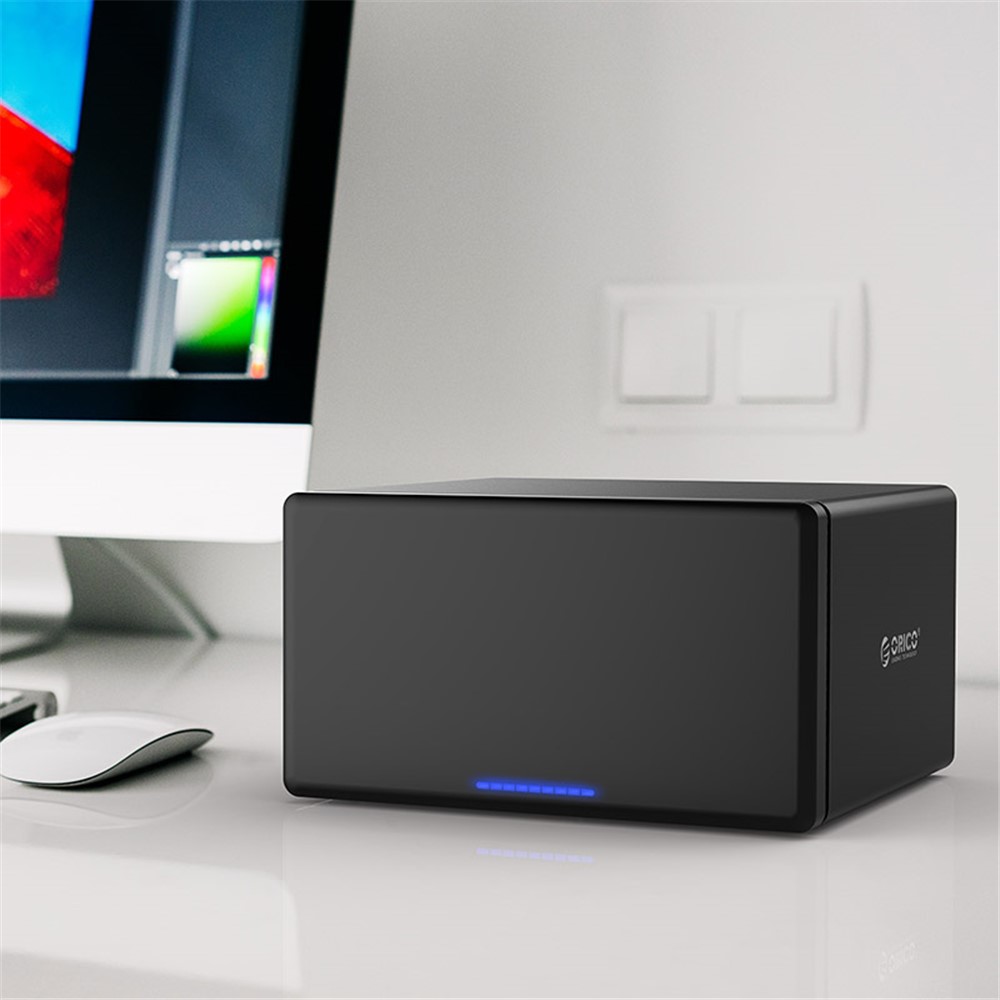 ORICO NS800U3-BK 8 BAy USB 3.0 Hard Drive Dock para 3.5 '' HDD Tool Free - EU vela-7
