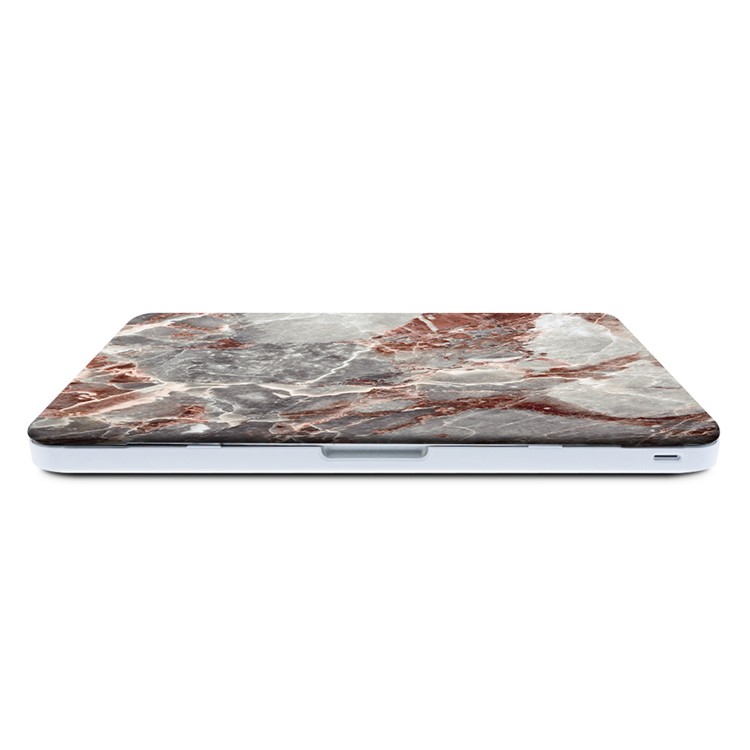3D Marble Pattern Hard Case + Screen Protector + US Version Silicone Keyboard Film for MacBook Pro 15-inch (2016)-3
