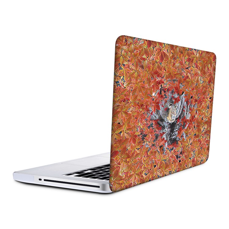 3D Black Bear Pattern Screen Protector + Plastic Case + US Version Silicone Keyboard Film for MacBook Pro 15.4 inch with Retina Display-4