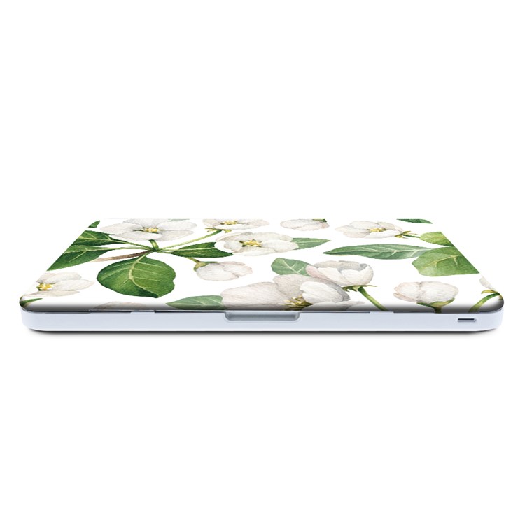 3D Flower Pattern Hard Shell Case + Screen Protector + US Version Silicone Keyboard Film for MacBook Pro 15.4 inch with Retina Display-3