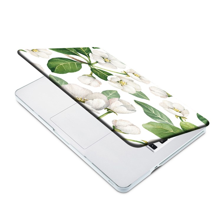 3D Flower Pattern Hard Shell Case + Screen Protector + US Version Silicone Keyboard Film for MacBook Pro 15.4 inch with Retina Display-4