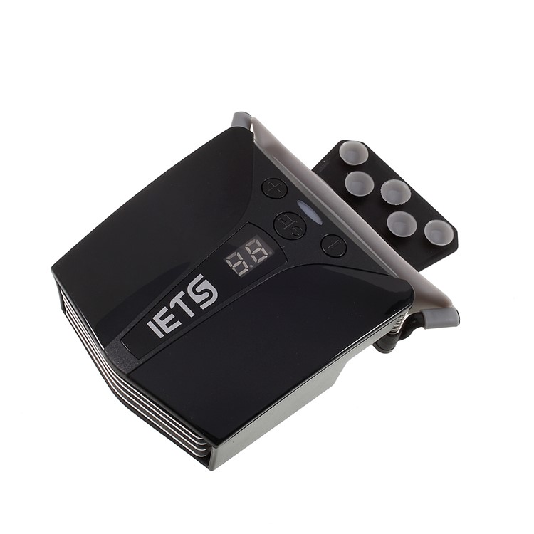 IETS GT102 LED Display USB High Speed Cooling Fan Cooler Air Extracting Turbo Radiator for Laptop - Black-2