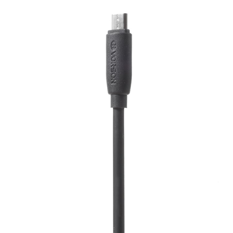 VORSON VCB-005 3m Micro USB Data Sync Charging Cable for Samsung HTC Huawei - Black-2