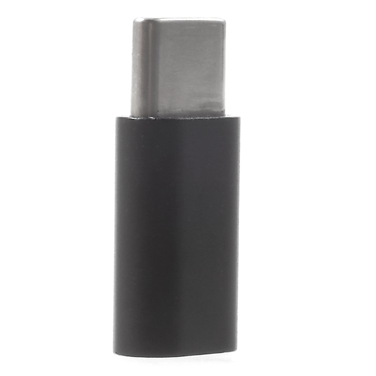 Male Type-C to Micro USB Female Converter Adapter for Samsung Huawei etc - Black-3