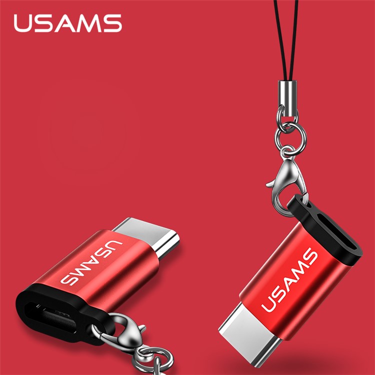 

USMS US-SJ153 Микро-USB-адаптер Для Мини-конвертера Типа-c Для Huawei P10 / P10 Plus И Т. Д. - Красный, Galaxy Note 8