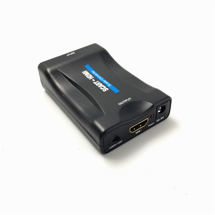 SCART to HDMI Video Audio Converter Scaler Phone CRT DVD SKY Box PS3 1080P - EU Plug-5