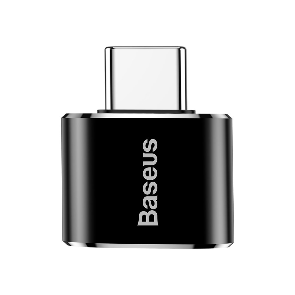 Baseus Mini USB Hembra a Tipo c Converter de Adaptador Masculino Tipo c - Negro-2