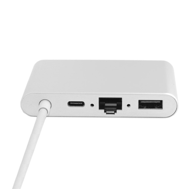 USB-C USB 3.1 Type-C to HDMI & VGA & USB HUB OTG & Ethnernet & PD Charger Dock Adapter for Laptop-13