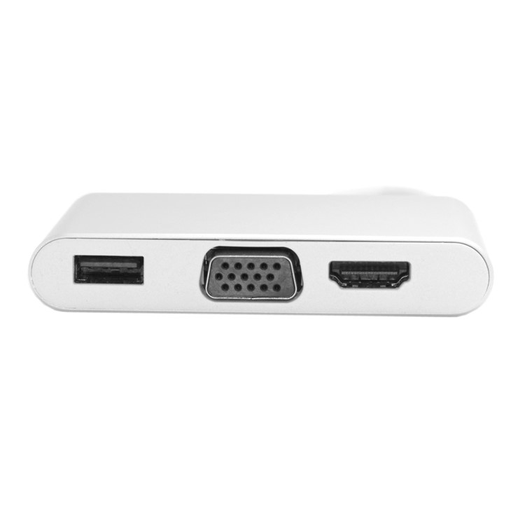 USB-C USB 3.1 Type-C to HDMI & VGA & USB HUB OTG & Ethnernet & PD Charger Dock Adapter for Laptop-8