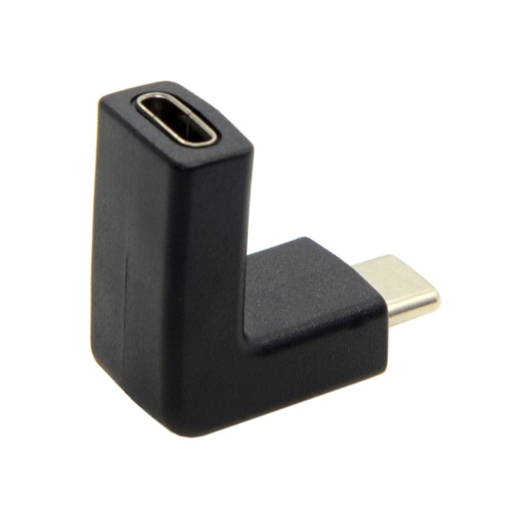 90 Degree Up or Down Angled USB 3.1 Type-C Male to Female Extension Adapter for Laptop & Tablet & Mobile Phone-2