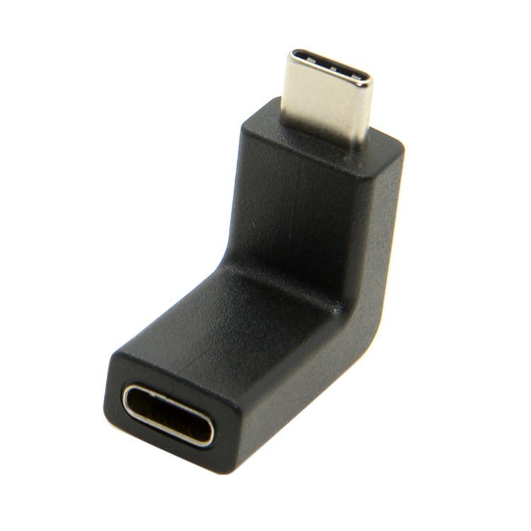 90 Degree Up or Down Angled USB 3.1 Type-C Male to Female Extension Adapter for Laptop & Tablet & Mobile Phone-3
