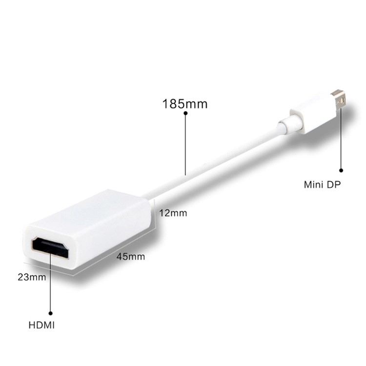 LENTION Mini DisplayPort to HDMI Adapter Converter-8