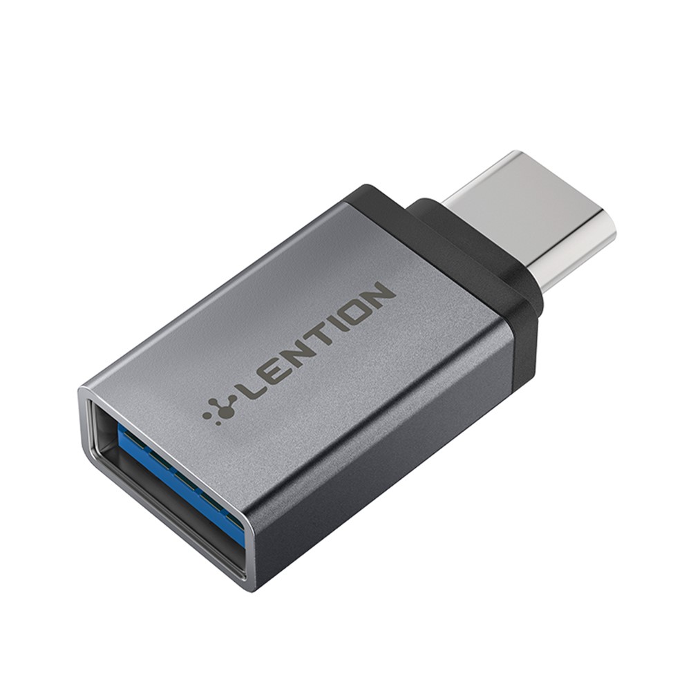 LENTION C3 Type C to USB 3.0 Converter Adapter - Grey-1