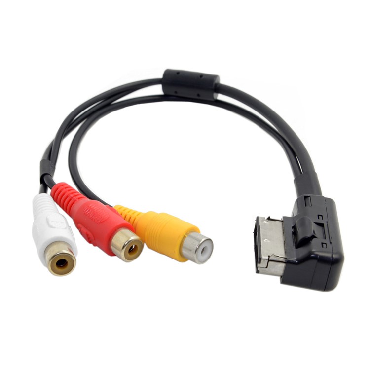 AMI MMI to 3 RCA Audio Video Cable Female DVD Video and Audio Input Cable for Audi A1 A7 A8 VW Car-6