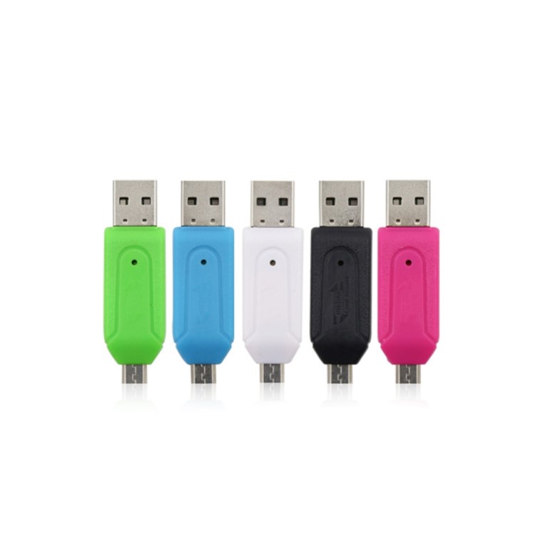 Universal Micro USB OTG TF/SD Card Reader Phone Extension Headers Micro USB OTG Adapter-1