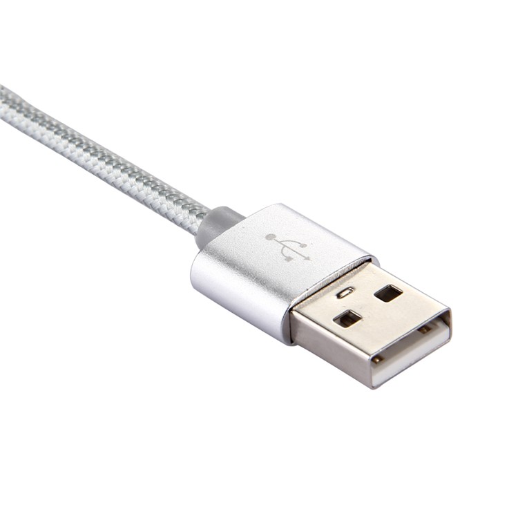 Cable Reversible USB Tipo-c Tipo-c de 1m Para Samsung Nota 8/S8/S8 Plus, Etc. - Blanco-4