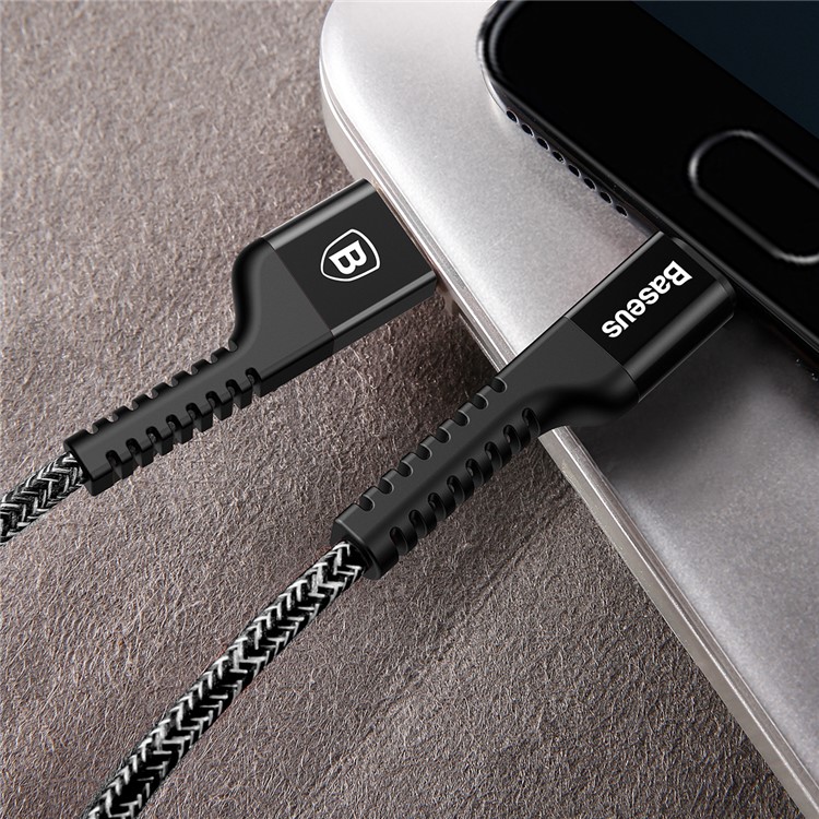 BASEUS 1.5m 2A Confidant Anti-break Type-C USB Sync Charging Cable - Black-8